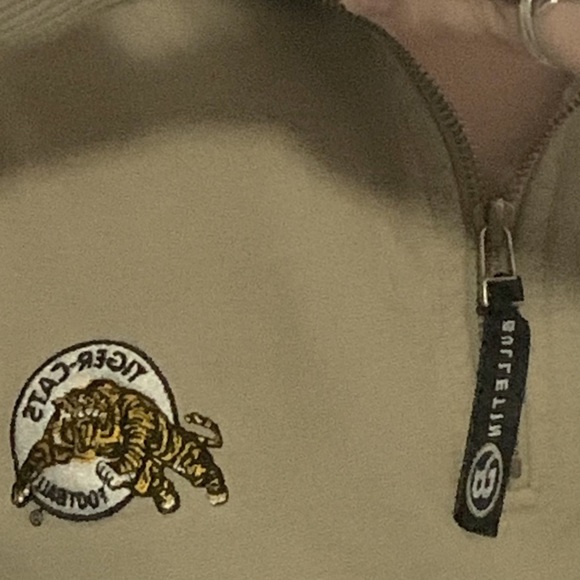 Vintage Tigers Football Quarterzip - Picture 2 of 3
